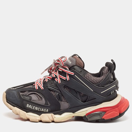 Balenciaga black faux leather - faux,