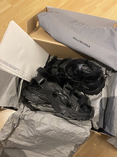 Balenciaga track faux fur - track,